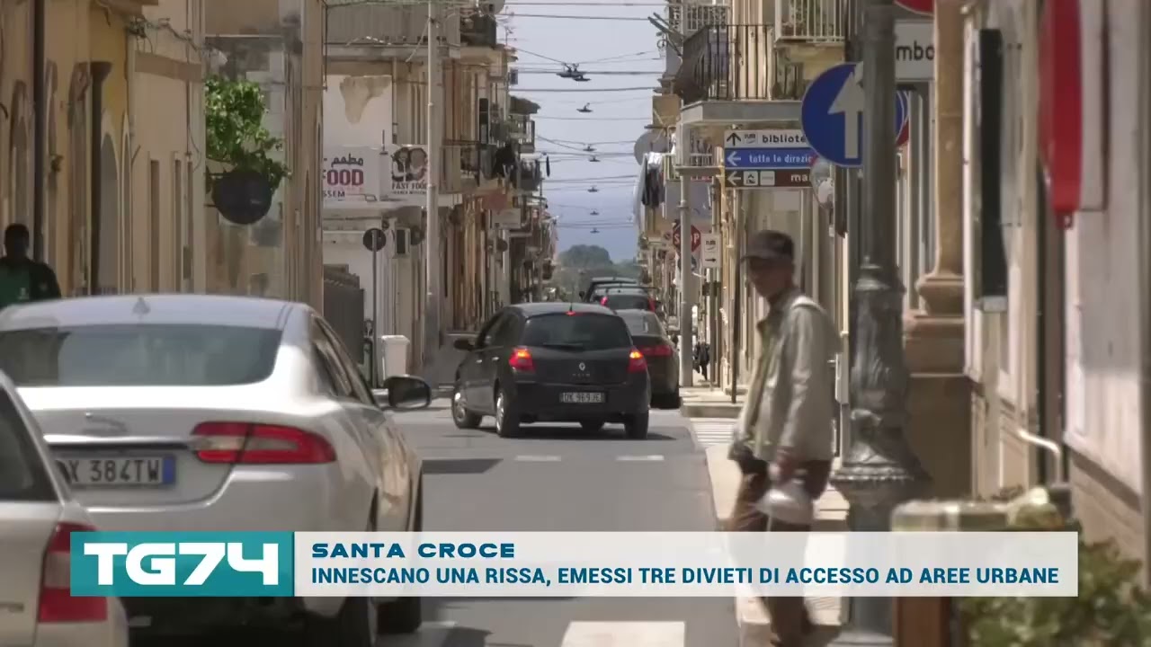 SANTA CROCE - INNESCANO UNA RISSA, EMESSI TRE DIVIETI DI ACCESSO AD AREE URBANE