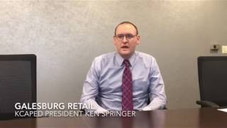 KCAPED President Ken Springer talks Galesburg, IL retail