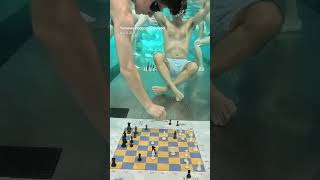 Diving chess players battle it out on underwater boards