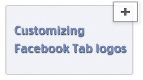 How do I change the Facebook tab logos for a Facebook Page app