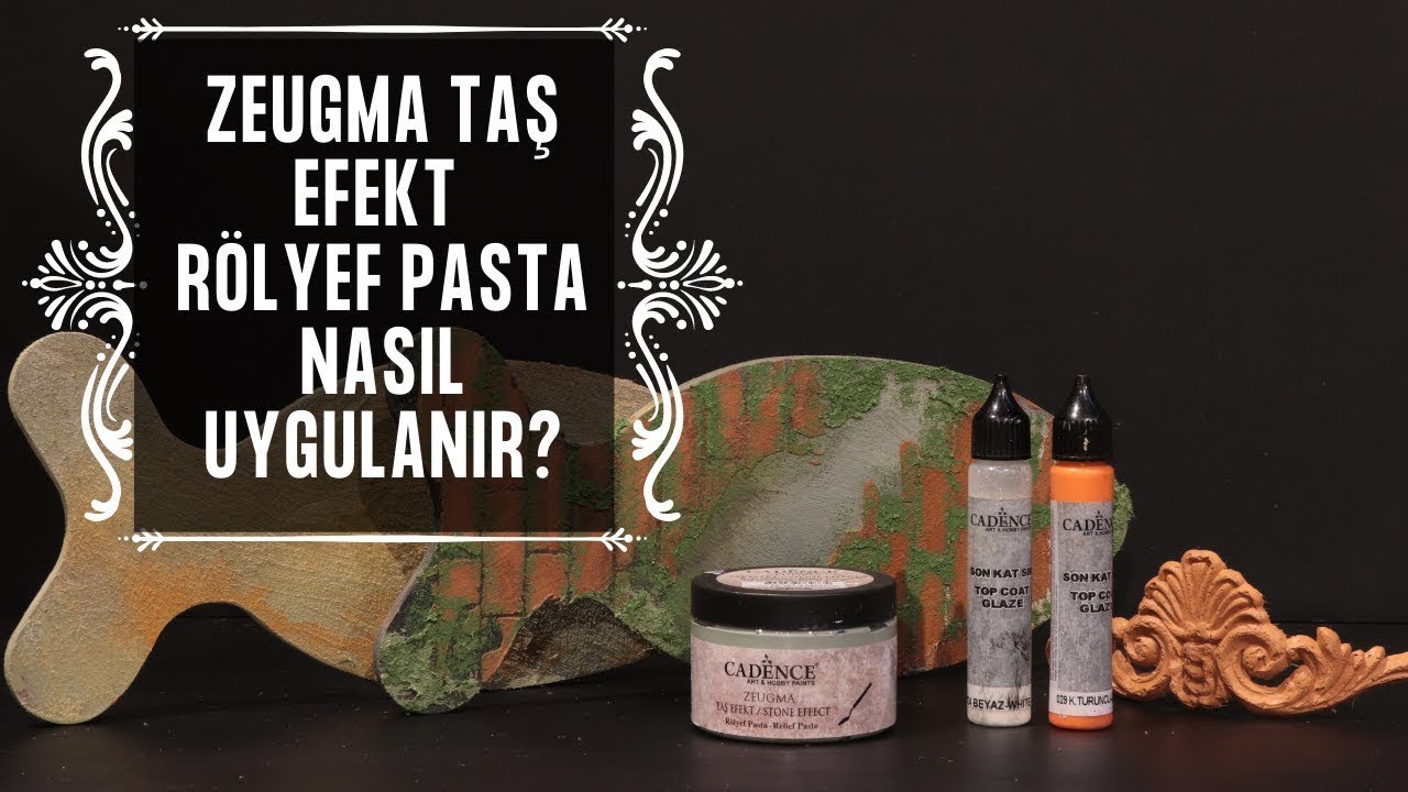 Cadence Zeugma Taş Efekt Rölyef Pasta Nasıl Uygulanır? | Uygulama İpuçları ve DIY Dekorasyon