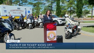 New Virginia seatbelt law takes effect July 1