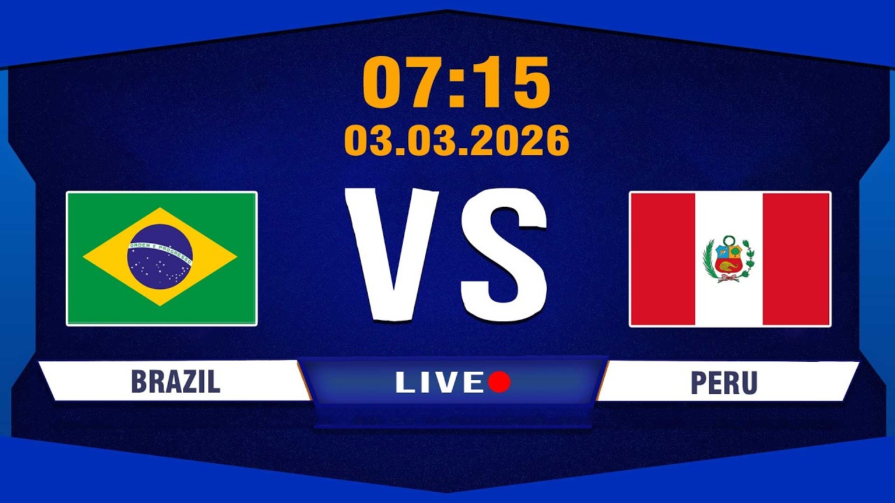 🔴 Brazil vs Peru | Suffocating Pressure, Clinical Finish