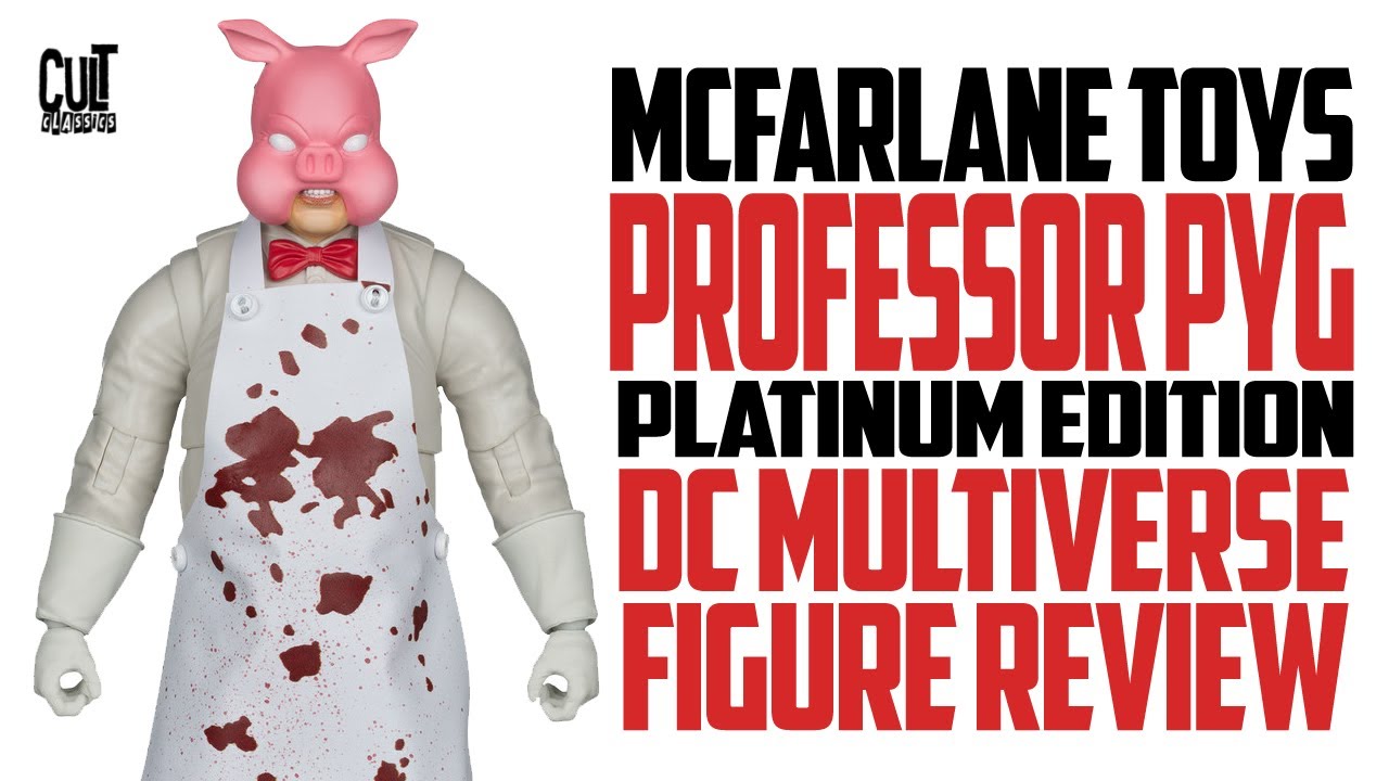 Обзор коллекционной фигурки Профессора Пиг из серии DC Multiverse от McFarlane Toys, платиновое и...