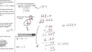 Course 3 Test 17A Review
