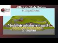 Modelleisenbahnanlage 31 Spur TT Teil 2 Gleisplan 2,20m x 1,30 m