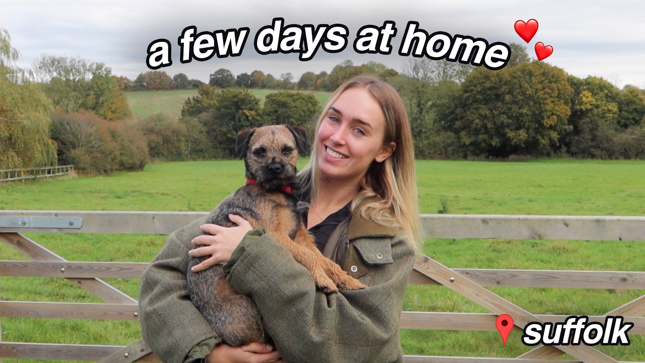 spend a few days at home in suffolk with me🏡
