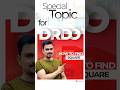 Special Topic for DRDO CEPTAM 11 | How To Find Square