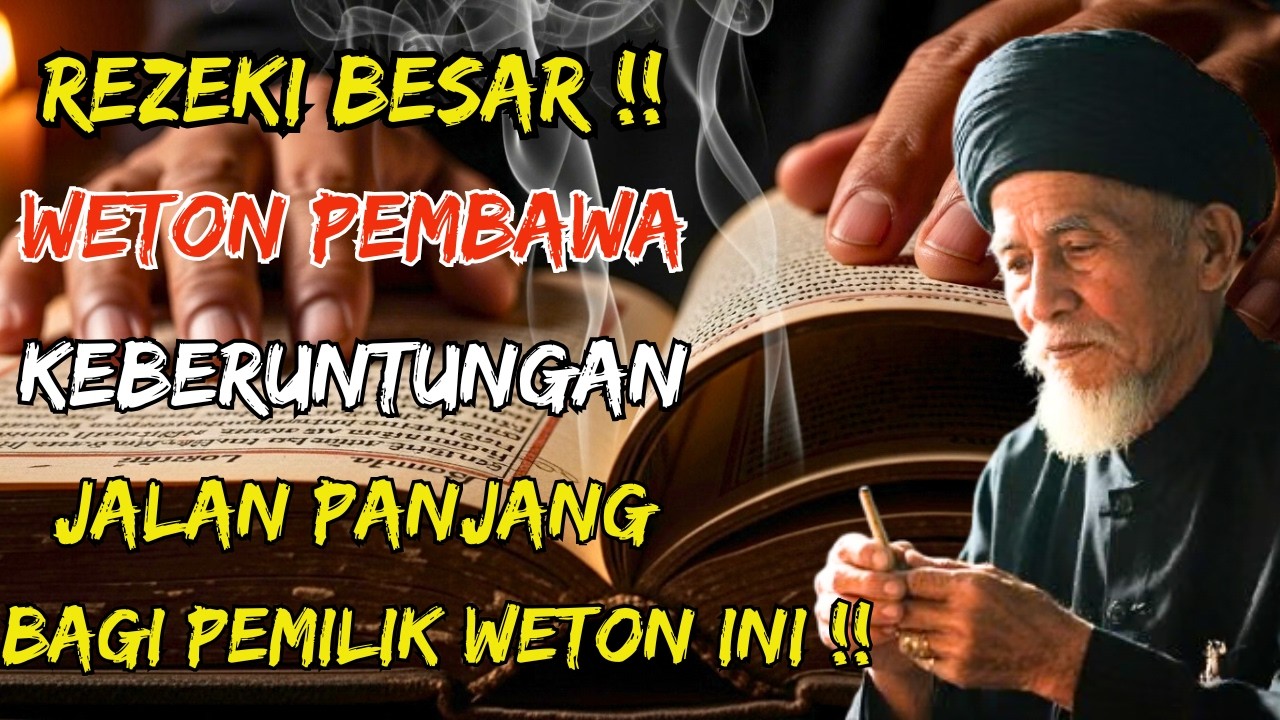Weton Terpilih !TERNYATA ADA WETON YANG “MENGUNCI” REZEKI! APA INI PENYEBAB HIDUPMU SELALU PAS PASAN