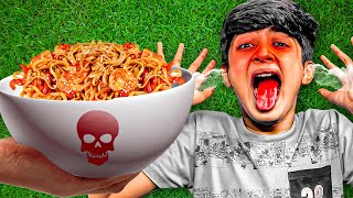 World's Spiciest Noodles Muhib Ne Try Kiye !