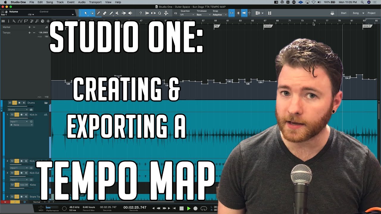 Studio One How to make a Tempo Map YouTube