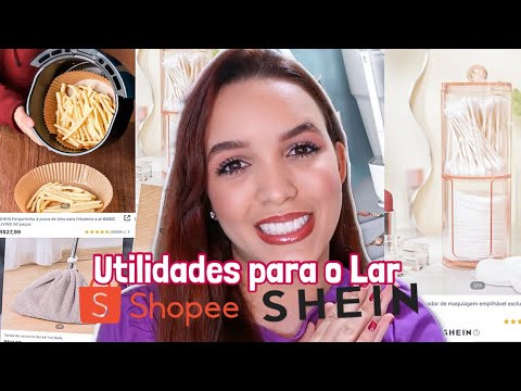 COMPRINHAS DE UTILIDADES DOMÉSTICAS SHEIN E SHOPEE | Debora Freitas