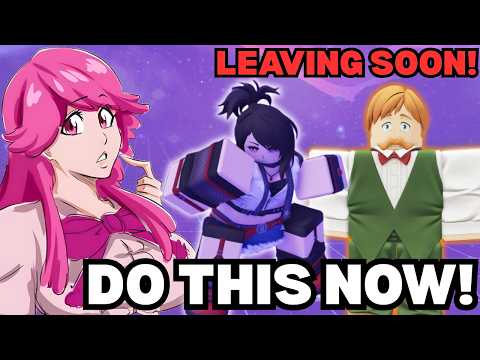 Do These Things NOW Before They Leave in Anime Vanguards! (OP UNITS + Rewards!)