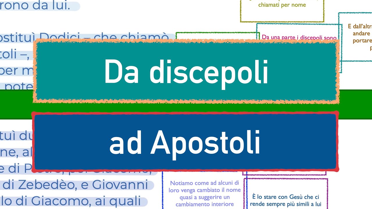 Da discepoli ad Apostoli (Mc 3,13-19) VENERDÌ 19 GENNAIO Vangelo del