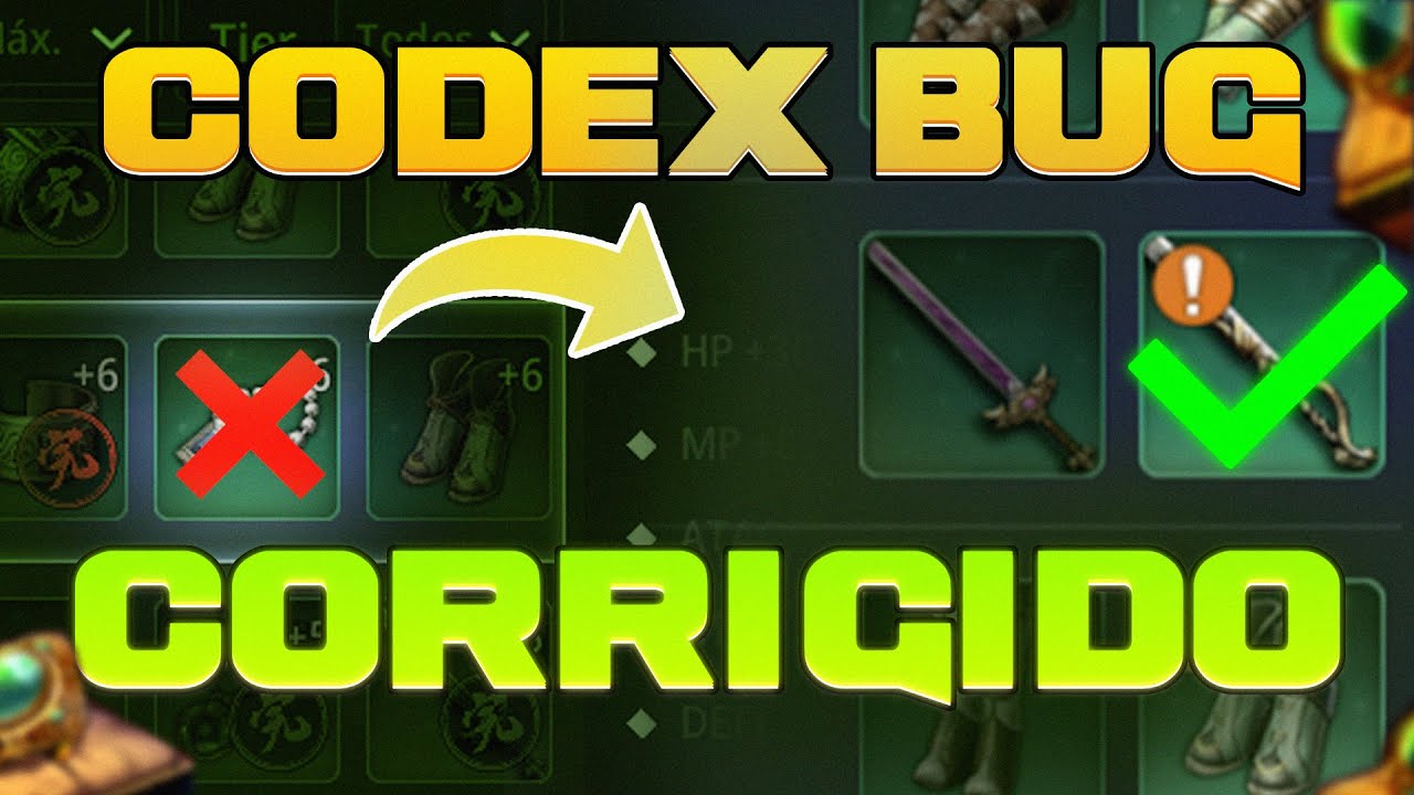 RESOLVENDO BUG DO CODEX | MIR4 