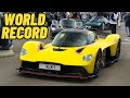 £50Million worth of Aston Martin Valkyrie&#39;s shutting down London!