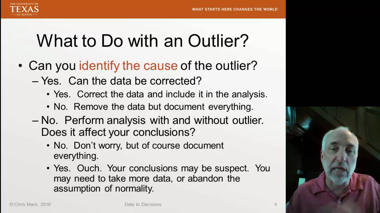 Lecture19 (Data2Decision) Final Thoughts on Outliers