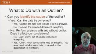 Lecture19 (Data2Decision) Final Thoughts on Outliers