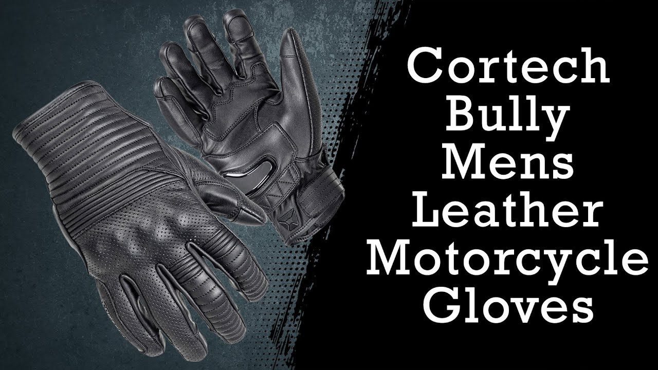Cortech Bully Mens Leather Motorcycle Gloves