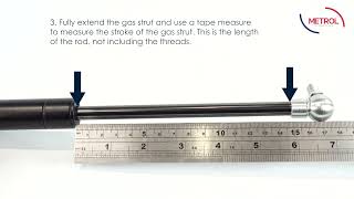How to measure a gas strut