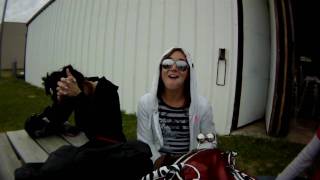 post jump interviews with first time skydivers!