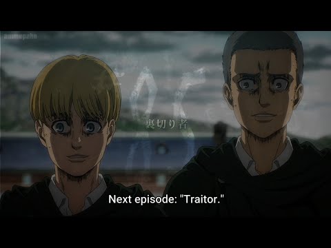 EPISODE 85 TRAITOR TRAILER #aot #anime