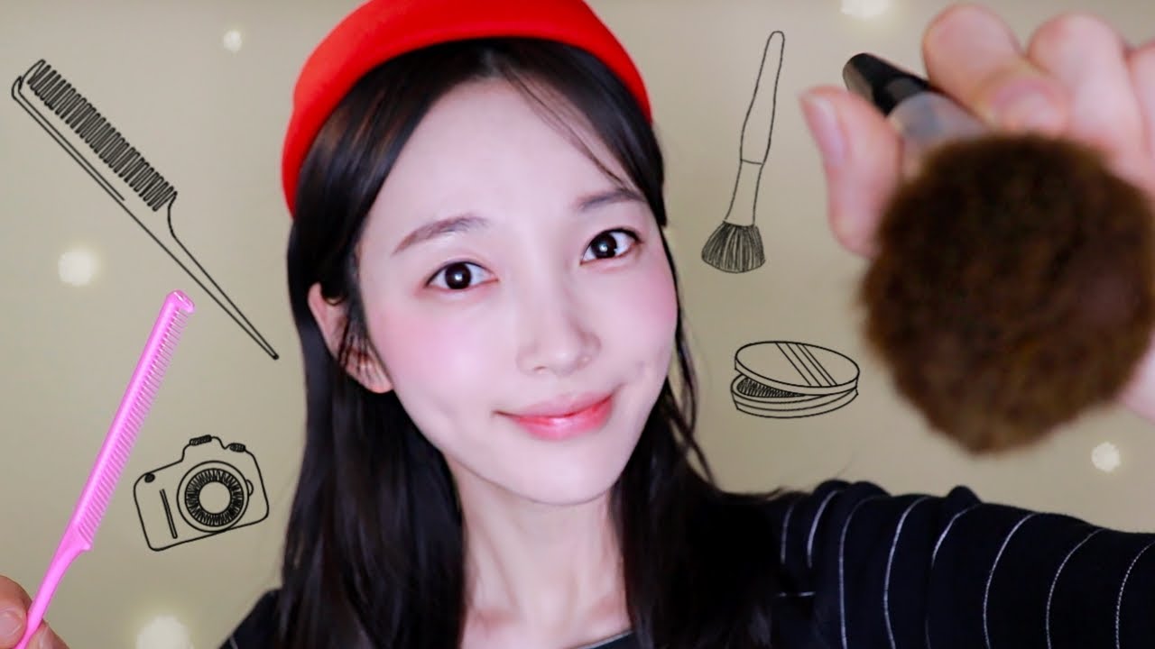 ASMR(Sub✔) 오해하지말고 들어^^ 니 얼굴 솔직히... | 재수없는 친구가 해주는 메이크업, 머리 빗어주기 | 친구가 소개한 느그 사진관 Sassy B*tchy Makeup