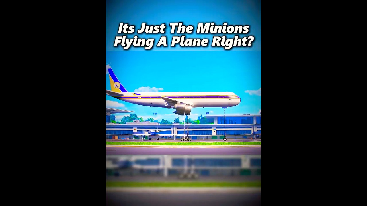 Its Just The Minions flying a plane Right?… 😱 