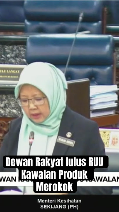 Dewan Rakyat lulus RUU Kawalan Produk Merokok #AWANInews