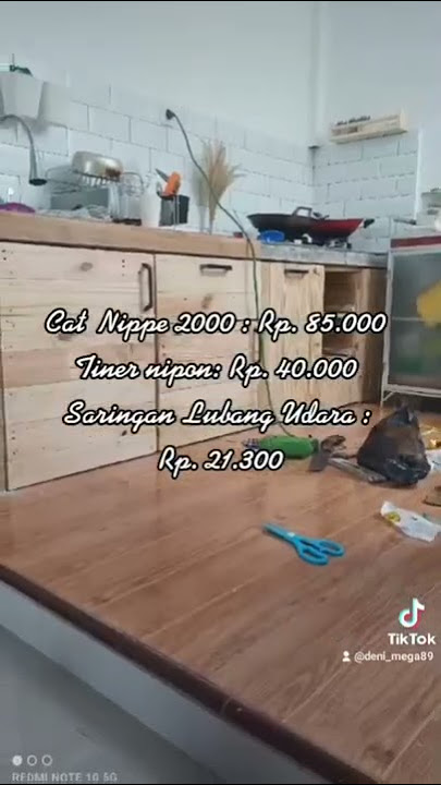 Biaya Pembuatan Kitchen set dari Jati Belanda