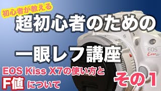 超初心者のための一眼レフ講座　その１