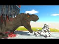 Who Can Escape From Giant Falling Spikes - Animal Revolt Battle Simulator