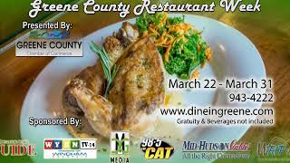 Greene County Restaurant Week TV ad WYBN  TV  14