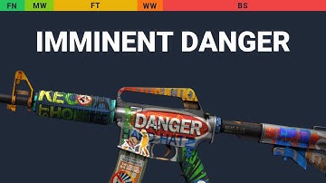 M4A1-S Imminent Danger - Skin Float And Wear Preview