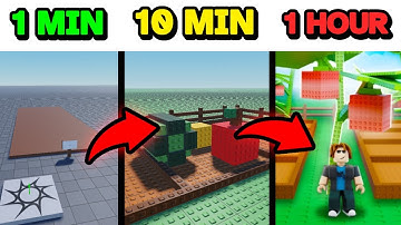 Remaking GROW A GARDEN In 1 Minute VS 10 Minutes VS 1 Hour