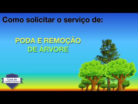 Poda ou remoção de árvores