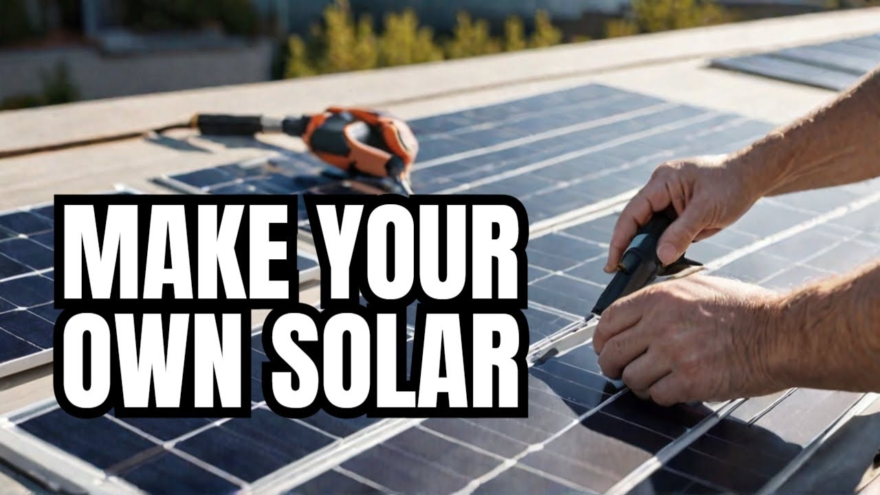 How to make solar panel / solar cell at home 