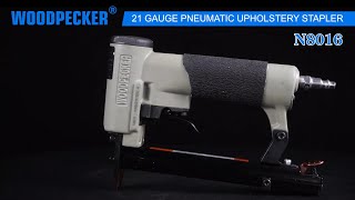 【Upholstery Nail Gun】N8016 80 Series Pneumatic Fine Wire Stapler Woodpecker