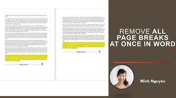 How to remove all page breaks at once in Word
