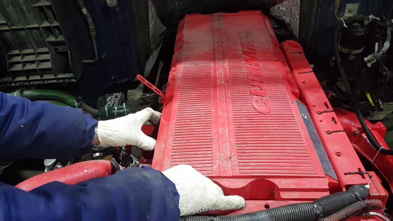 Cummins ISX 15. Газы в расширительном бачке Часть 2 - YouTube