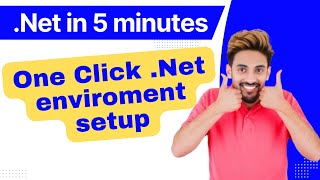 .Net environment setup in one click using winget | .Net in 5 minute