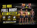 20 min full body hiit cardio sessionburn fat, build endurance.