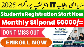 CM Punjab IT Internship Program 2025 |How to apply | Full Guide Step by Step