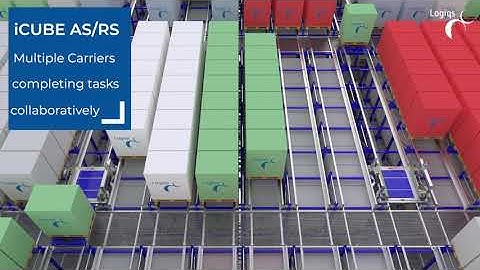 Animation for AS/RS system using shuttles