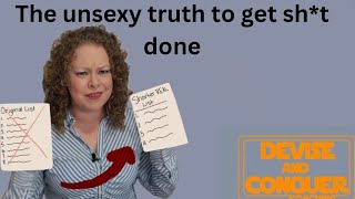 The unsexy truth to get sh*t done by Devise & Conquer: Productivity, Technology, ADHD 88 views 3 months ago 2 minutes, 25 seconds