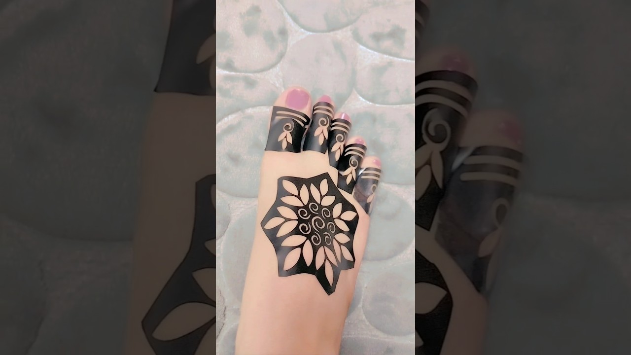 Beautiful sticker mehndi design #shorts