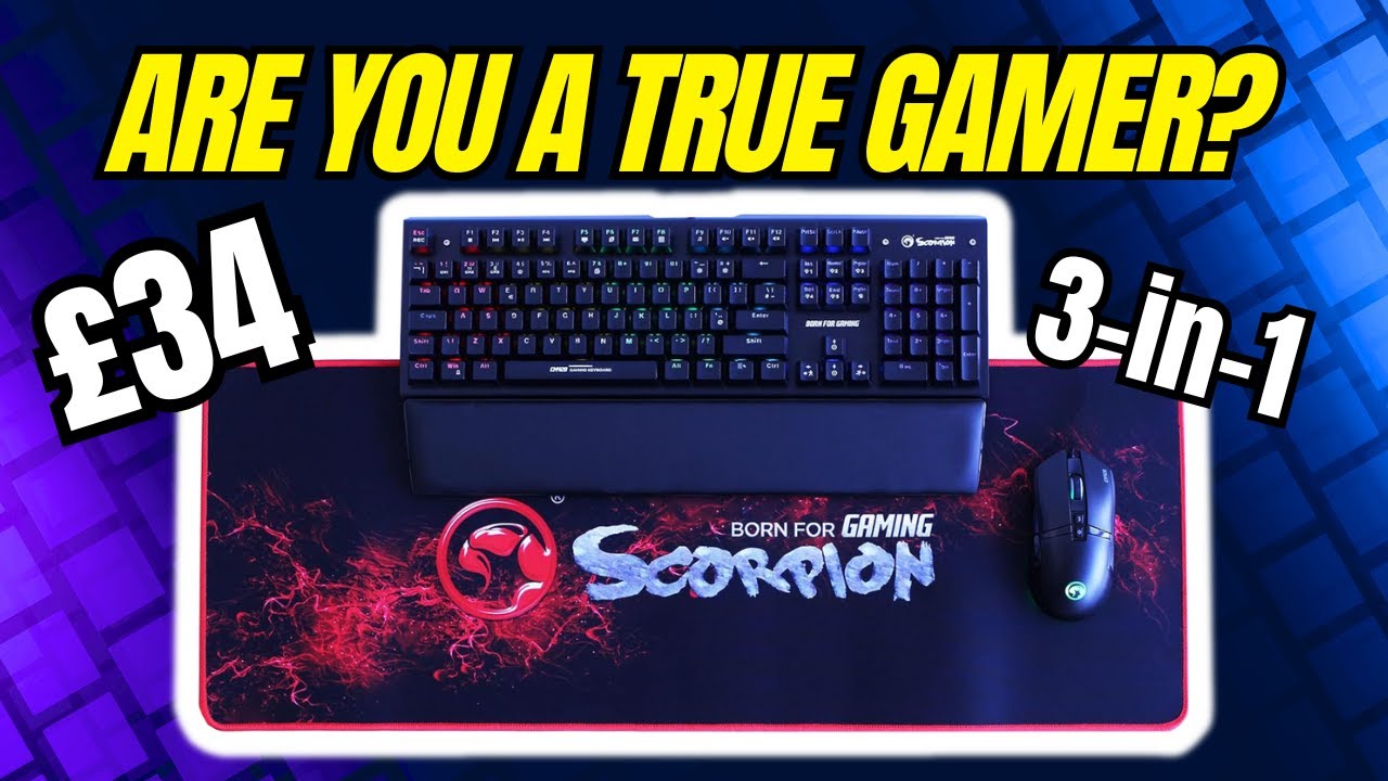 Best Keyboard mouse combo? Marvo Scorpion CM420-UK 3-in-1 Gaming Kit