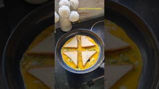 Unique breakfast recipe I Bread Egg Cheese Pizza! 🍕🥚 #Shorts #recipe# breakfast