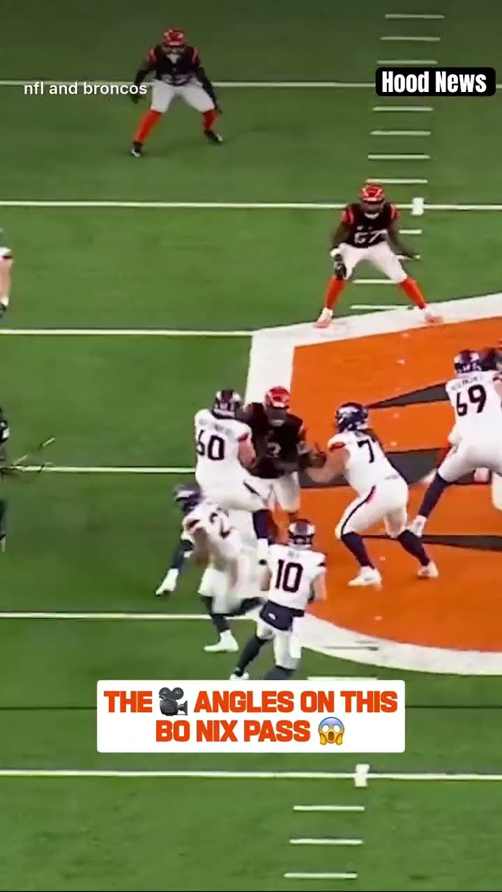 Perfectly thrown ball #hoodnews #bonix #marvinmimsjr #touchdown #broncos #bengals #omg #how #wow