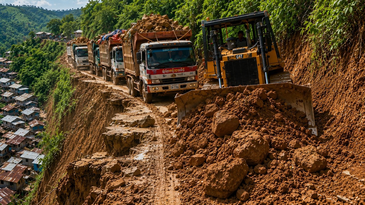 The Secret Process of Road Construction Revealed! Inside the Process of ...